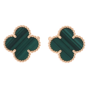 ヴァン クリーフ&アーペル ヴィンテージアルハンブラ ピアス ゴールド VCARO3QL00 K18イエローゴールド YG レディース ジュエリー 【中古】【jewelry】