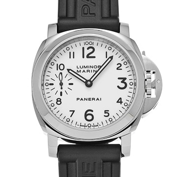 パネライ ルミノールマリーナ PAM00113 ホワイト メンズ 時計 【中古】【wristwatch】