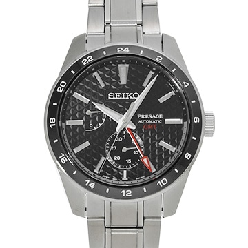 セイコー プレザージュ シャープエッジシリーズ SARF005 ブラック メンズ 時計 【中古】【wristwatch】