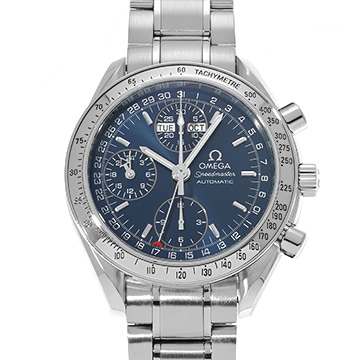 オメガ スピードマスター トリプルカレンダー 3523.80 ブルー メンズ 時計 【中古】【wristwatch】