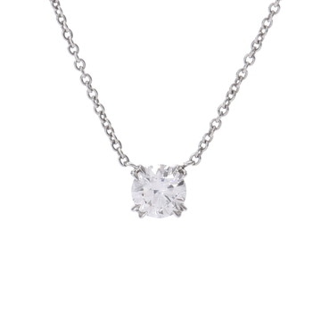 ハリー ウィンストン ソリティア ネックレス シルバー PIDPRD005SI Pt950プラチナ レディース ジュエリー 【中古】【jewelry】