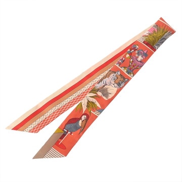 エルメス ツイリー GRAND THEATRE NOUVEAU マルチカラー シルク100% レディース 【未使用】【other】