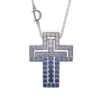 ダミアーニ ベルエポック アイスバーグ ネックレス #S シルバー 20087030 K18ホワイトゴールド WG レディース ジュエリー 【中古】【jewelry】