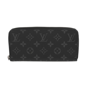 ルイ ヴィトン モノグラムエクリプス ジッピーウォレット ホリゾンタル ノワール M11611 モノグラムキャンバス メンズ 財布 【中古】【purse】