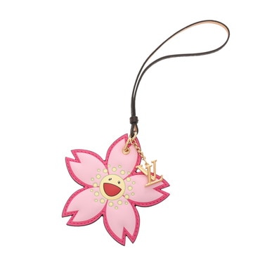 ルイ ヴィトン LV×TM バッグチャーム チェリーブロッサム ピンク/ブラウン M02475 モノグラムキャンバス ユニセックス 【未使用】【other】