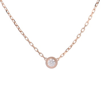 カルティエ ダムール ネックレス SM ゴールド K18ピンクゴールド PG レディース ジュエリー 【中古】【jewelry】