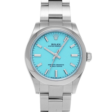 ロレックス オイスターパーペチュアル 277200 ターコイズブルー ユニセックス 時計 【中古】【wristwatch】