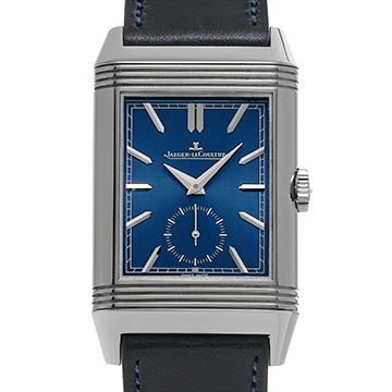 ジャガー ルクルト レベルソ・トリビュート・デュオ Q3988482 ブルーグレー/シルバーグレー メンズ 時計 【中古】【wristwatch】