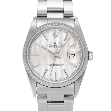 ロレックス デイトジャスト 16220 シルバータペストリー メンズ 時計 【中古】【wristwatch】