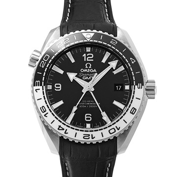 オメガ シーマスター プラネットオーシャン 600 コーアクシャル マスタークロノメーター GMT 215.30.44.22.01.001 ブラック メンズ 時計 【中古】【wristwatch】