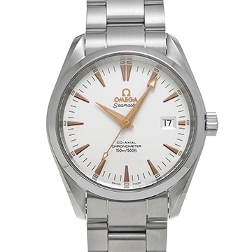 オメガ シーマスター アクアテラ 2803.34.37 ホワイト メンズ 時計 【中古】【wristwatch】