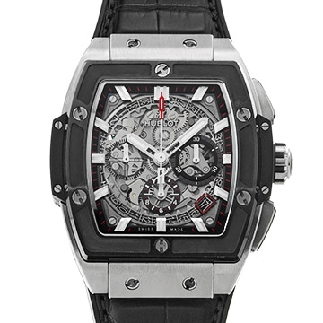 ウブロ スピリット オブ ビッグバン チタニウム 641.NM.0173.LR スケルトン メンズ 時計 【中古】【wristwatch】