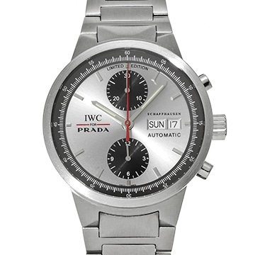 IWC GST クロノグラフ プラダ IW370802 シルバー/ブラック メンズ 時計 【中古】【wristwatch】
