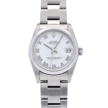 ロレックス デイトジャスト 78240 ホワイト ユニセックス 時計 【中古】【wristwatch】