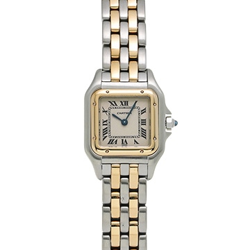 カルティエ パンテール SM W25029B6 シルバー レディース 時計 【中古】【wristwatch】
