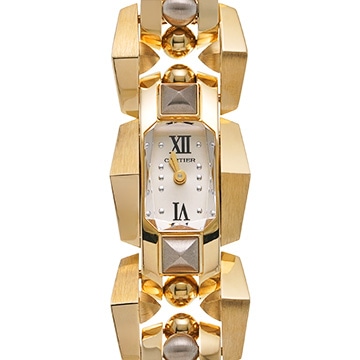 カルティエ クラッシュ アン リミテッド ウォッチ WGMB0002 シルバー レディース 時計 【中古】【wristwatch】