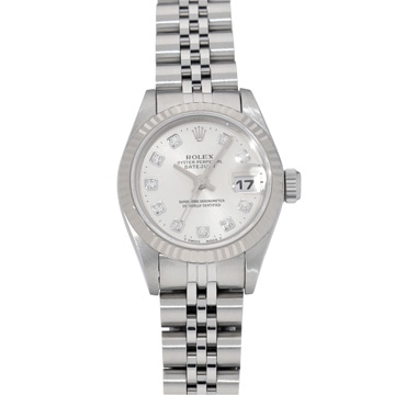 ロレックス デイトジャスト 69174G シルバー/ダイヤモンド レディース 時計 【中古】【wristwatch】