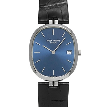 パテック フィリップ ゴールデン エリプス 3930A ブルー メンズ 時計 【中古】【wristwatch】