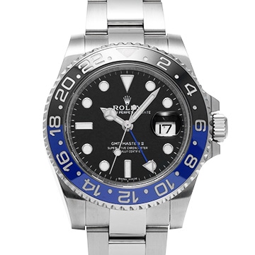ロレックス GMTマスターII 116710BLNR ブラック メンズ 時計 【中古】【wristwatch】