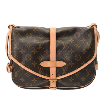 ルイ ヴィトン モノグラム ソミュール 30 ブラウン M42256 モノグラムキャンバス レディース バッグ 【中古】【bag】