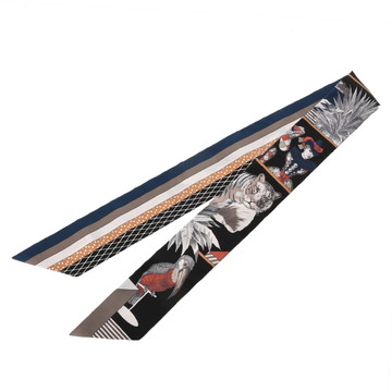 エルメス ツイリー GRAND THEATRE NOUVEAU マルチカラー 063761S シルク100％ レディース 【新品】【other】