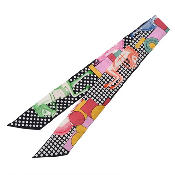 エルメス ツイリー CAVALIER EN FORMES マルチカラー 064008S シルク100% レディース 【新品】【other】