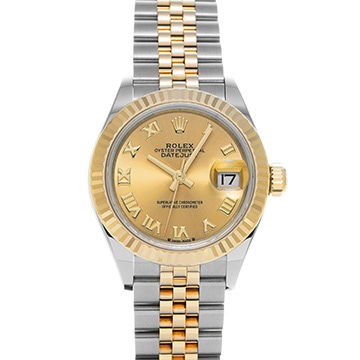 ロレックス レディ デイトジャスト 28 279173 シャンパン レディース 時計 【中古】【wristwatch】