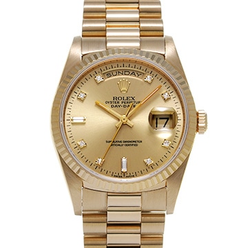 ロレックス デイデイト 18238 シャンパン メンズ 時計 【中古】【wristwatch】