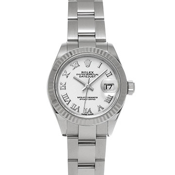 ロレックス レディ デイトジャスト 28 279174 ホワイト レディース 時計 【中古】【wristwatch】