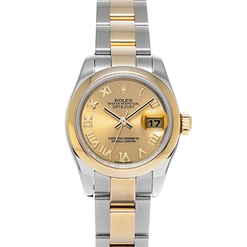 ロレックス デイトジャスト 179163 シャンパン レディース 時計 【中古】【wristwatch】