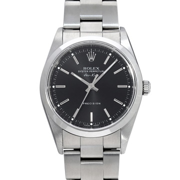 ロレックス エアキング 14000M ブラック メンズ 時計 【中古】【wristwatch】