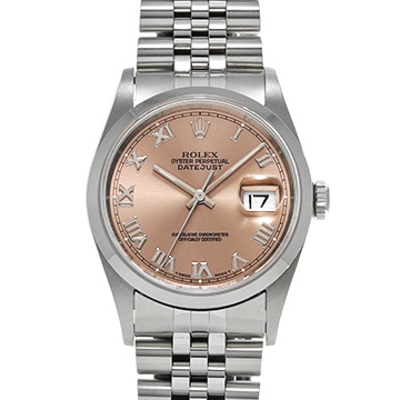 ロレックス デイトジャスト 36 16200 ピンク メンズ 時計 【中古】【wristwatch】