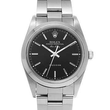 ロレックス エアキング 14000 ブラック メンズ 時計 【中古】【wristwatch】