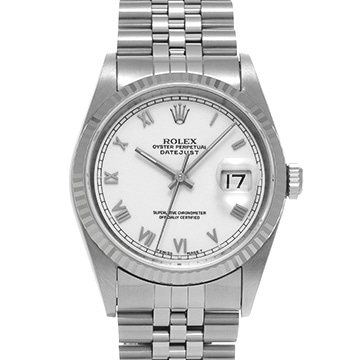 ロレックス デイトジャスト 16234 ホワイト メンズ 時計 【中古】【wristwatch】