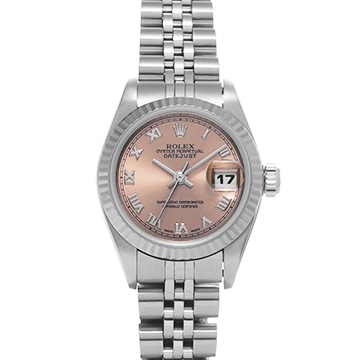ロレックス デイトジャスト 79174 ピンク レディース 時計 【中古】【wristwatch】