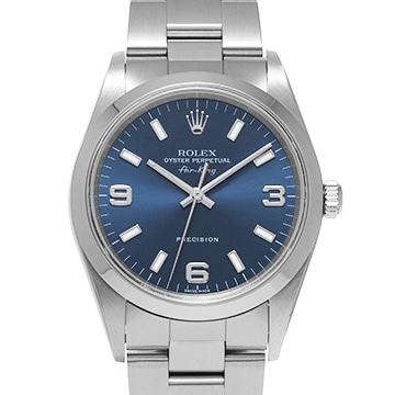 ロレックス エアキング 14000M ブルー メンズ 時計 【中古】【wristwatch】