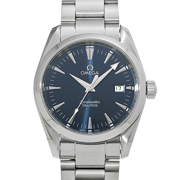 オメガ シーマスター アクアテラ クォーツ 2518.80 ブルー メンズ 時計 【中古】【wristwatch】
