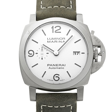 パネライ ルミノールマリーナ 44mm PAM01314 ホワイト メンズ 時計 【中古】【wristwatch】