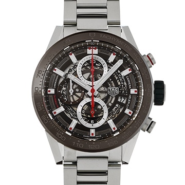 タグ ホイヤー カレラ キャリバーホイヤー01 クロノグラフ CAR201U.BA0766 ブラウン メンズ 時計 【中古】【wristwatch】