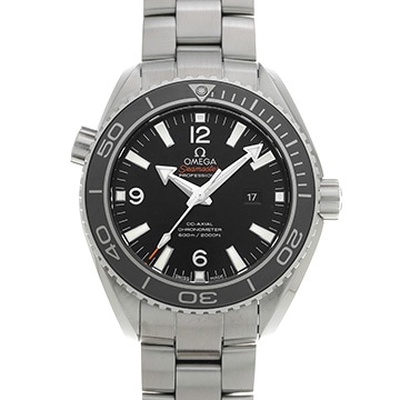 オメガ シーマスター プラネットオーシャン 600 コーアクシャル 232.30.38.20.01.001 ブラック ユニセックス 時計 【中古】【wristwatch】