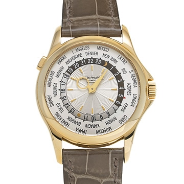 パテック フィリップ ワールドタイム 5130J-001 シルバー メンズ 時計 【中古】【wristwatch】