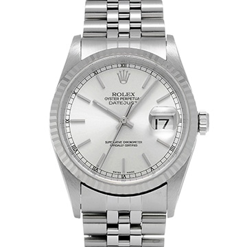 ロレックス デイトジャスト 16234 シルバー メンズ 時計 【中古】【wristwatch】