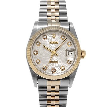 ロレックス デイトジャスト 68273G シルバーコンピュータ/ダイヤモンド ユニセックス 時計 【中古】【wristwatch】