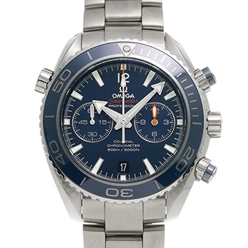 オメガ シーマスター プラネットオーシャン 600 コーアクシャル クロノグラフ 232.90.46.51.03.001 ブルー メンズ 時計 【中古】【wristwatch】