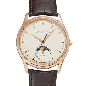 ジャガー ルクルト マスター ウルトラスリム ムーン Q1362520 アイボリー メンズ 時計 【中古】【wristwatch】