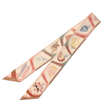 エルメス ツイリー FUNNY ICE CREAM マルチカラー シルク100％ レディース 【未使用】【other】