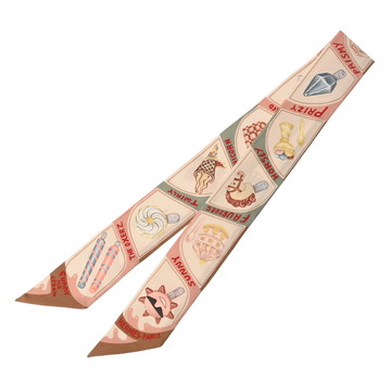 エルメス ツイリー FUNNY ICE CREAM マルチカラー シルク100％ レディース 【未使用】【other】