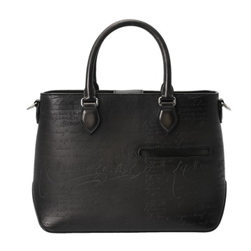 ベルルッティ カリグラフィ トゥジュール XS ネーログリージョ スクリットレザー メンズ バッグ 【中古】【bag】