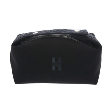 エルメス ブリッドアブラック PM ブラック/ブルーニュイ コットン/ポリアミド レディース バッグ 【中古】【bag】