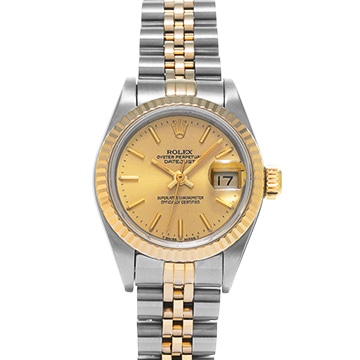 ロレックス デイトジャスト 69173 シャンパン レディース 時計 【中古】【wristwatch】